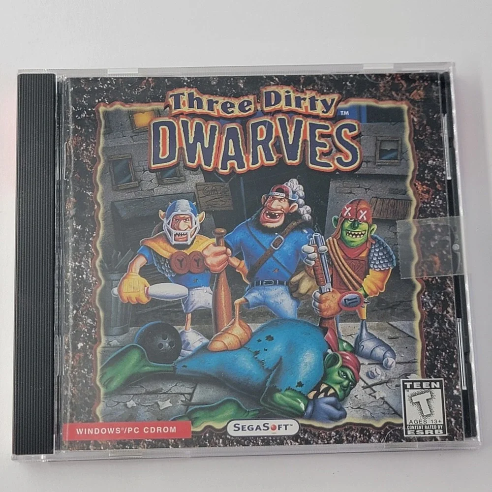 Three Dirty Dwarves - 1996 Sega Soft Windows / PC CD-Rom Game